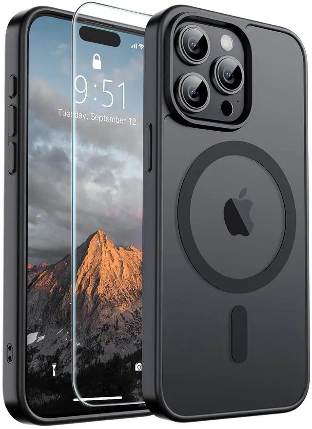 Main image of Magnetic for iPhone 15 Pro Case Black