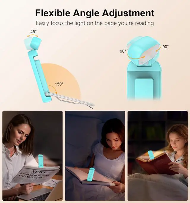 Alt view image 5 of 7 - Reading Light, Rechargeable Book Light for Reading in Bed