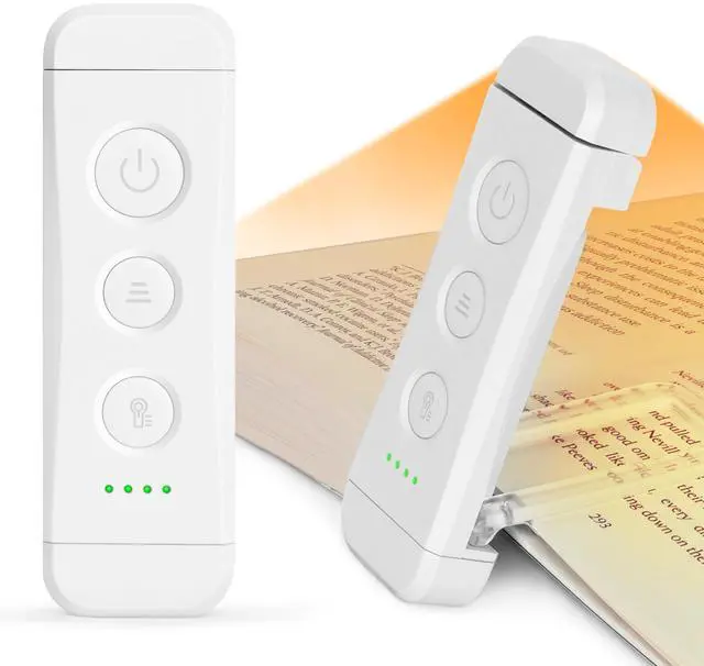 Main image of USB Rechargeable Book Light, Portable Clip-on LED Reading Light