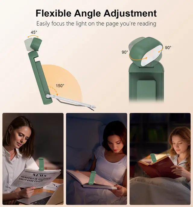 Alt view image 5 of 7 - Reading Light, Rechargeable Book Light for Reading in Bed