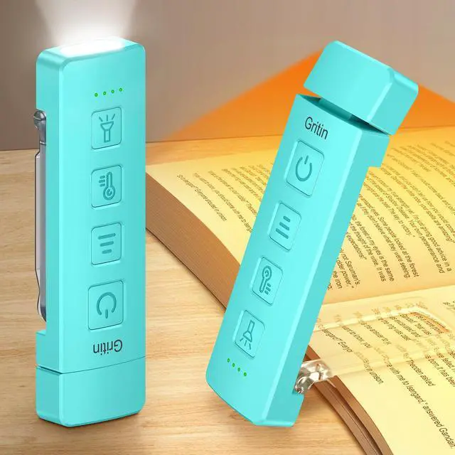 Main image of 2026 Gen 2 Rechargeable Book Light,2-in-1 Reading Light & Flashlight
