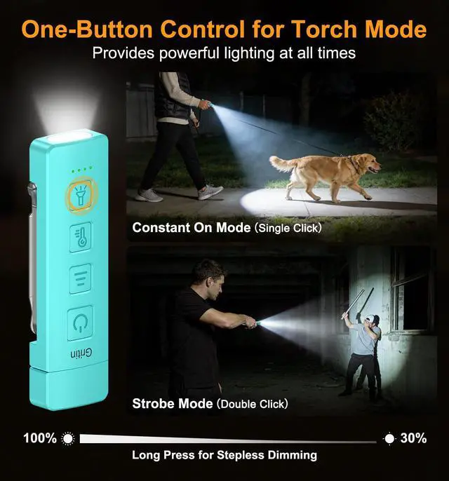 Alt view image 6 of 7 - 2026 Gen 2 Rechargeable Book Light,2-in-1 Reading Light & Flashlight