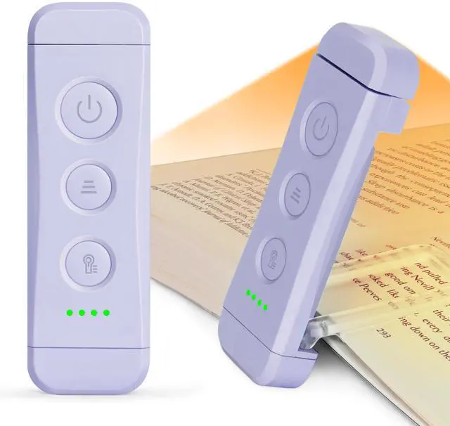 Main image of USB Rechargeable Book Light, Portable Clip-on LED Reading Light