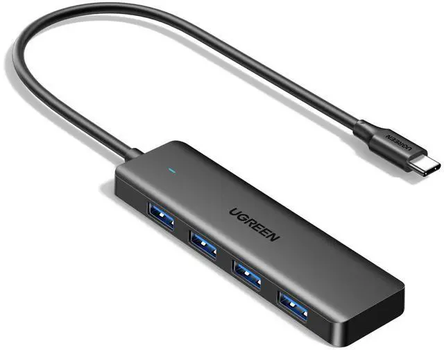 Main image of USB C Hub, 4 Ports USB A Splitter Ultra-Slim USB Expander, 0.5 ft