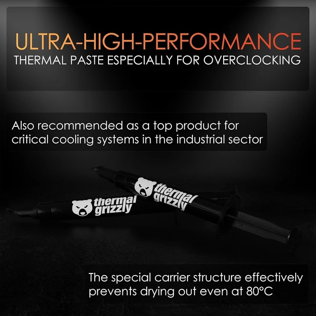 Alt view image 3 of 7 - Kryonaut - 1 Gram Thermal Paste Extremely High Performance | Thermal Compound for Demanding Applications and Overclocking - Thermal Paste for CPU/GPU/PS4/PS5/Xbox