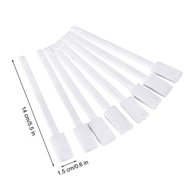 Alt view image 2 of 2 - Disposable Crevice Cleaning Brushes, Disposable Toilet Bowl Brushes Crevice Hole Brushes Detail Cleaning Brushes for Toilet Corner, Window Groove, Door Track, Keyboard, etc(42 PCS)