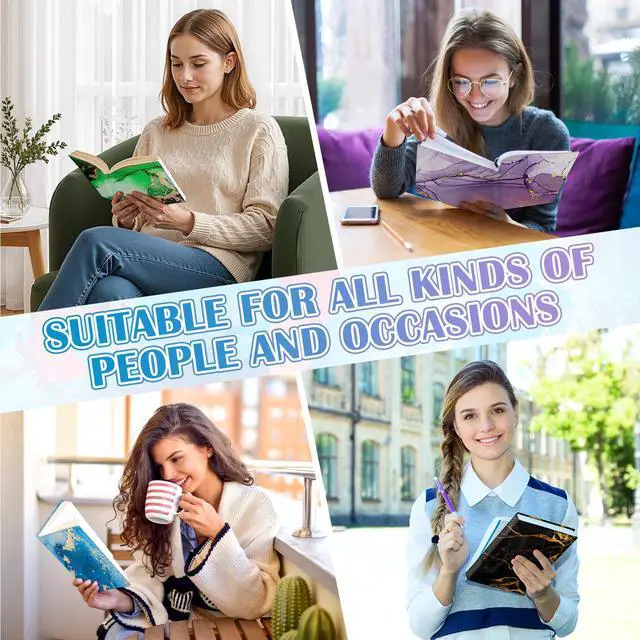 Alt view image 5 of 7 - 9 Pack Stretchable Book Covers,Reusable Jumbo Book Sleeves Protector for Hardcover Paperback Books Textbooks up to 9 x 11in,Fabric Books Jacket for Back to School