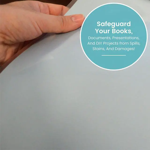Alt view image 6 of 7 - Brand Clear Adhesive Protective Liner, Protect Books and Documents, Easy to Apply Book Cover, 13.5'' x 5'