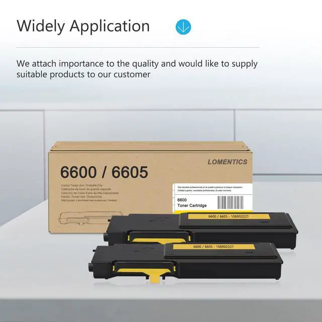 Alt view image 5 of 7 - Phaser 6600/WorkCentre 6605 High Capacity Toner Cartridge (Yellow,1 Pack)- Loets 106R02227 Toner Cartridge Replacement for Xerox Phaser 6600 6600N 6600DN WorkCentre 6605N 6605DN Printer