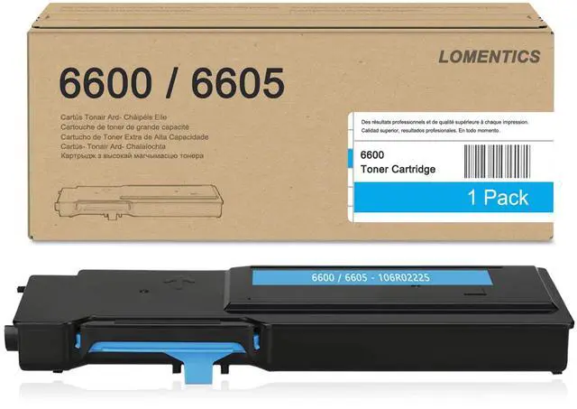 Main image of Phaser 6600/WorkCentre 6605 High Capacity Toner Cartridge (Cyan,1 Pack)- Loets 106R02225 Toner Cartridge Replacement for Xerox Phaser 6600 6600N 6600DN WorkCentre 6605N 6605DN Printer