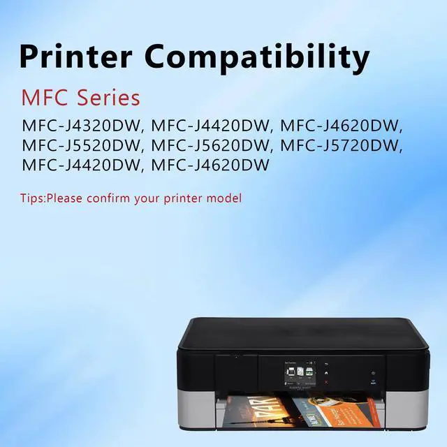 Alt view image 2 of 7 - LC207 LC205 XXL Super High Yield Ink Cartridge (BK/C/M/Y, 4-Pack) Compatible LC207BK LC205C LC205M LC205Y Replacement for Brother LC207 LC205 Ink Cartridge MFC-J4320DW MFC-J4420DW MFC-J4620DW Printer