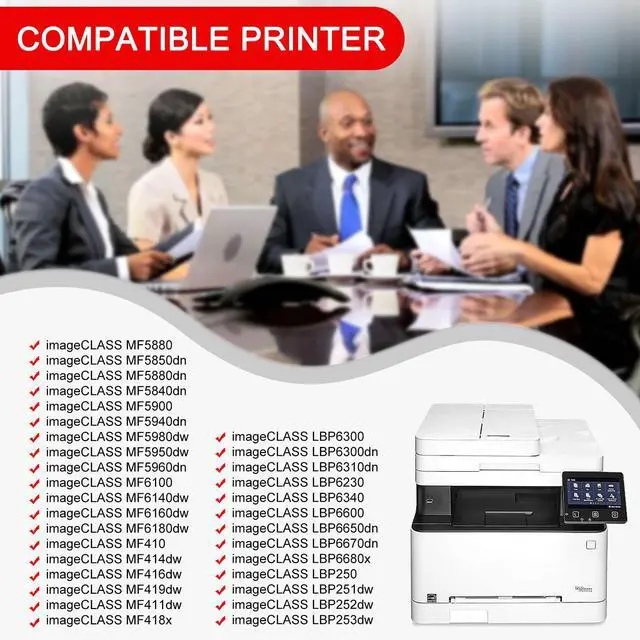 Alt view image 2 of 6 - 1-Pack 119 3479B001 Black Toner Cartridge Compatible CRG119 119 Replacement for Canon imageCLASS MF5880 MF5850dn MF6100 MF6180dw MF414dw MF419dw LBP6300dn LBP6600 LBP250 LBP252dw Printer