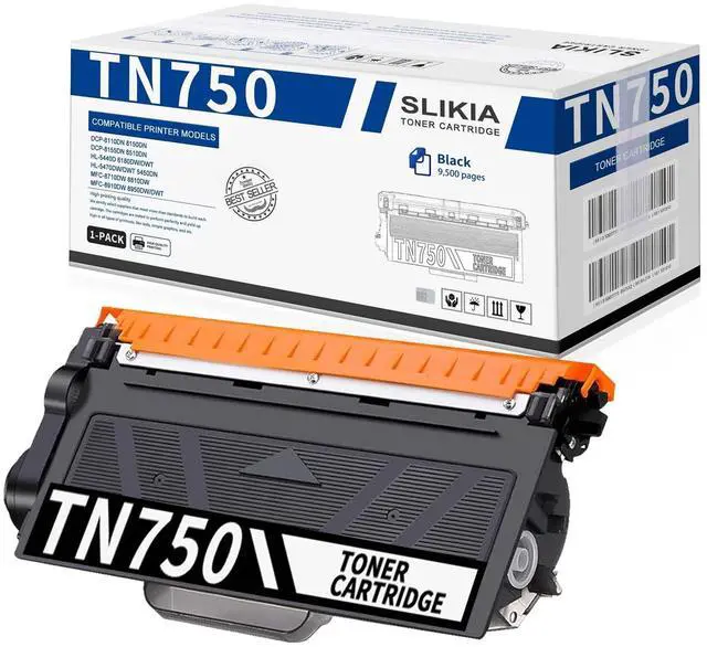 Main image of 1 Pack TN750 TN-750 Black Toner Cartridge, Replacement for Brother TN750 High Yield Toner HL-5440D 5450DN 5470DW/DWT 6180DW/DWT DCP-8110DN 8150DN MFC-8710DW 8810DW 8910DW Printer