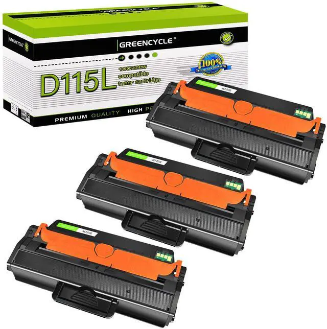 Main image of 3 Pack MLT-D115L D115L Black High Yield Toner Cartridge Compatible for Samsung Xpress SL-M2830DW SL-M2880FW SL-M2670 SL-M2620 SL-2820DW SL-2820ND M2670N M2870FD M2870FW Printer