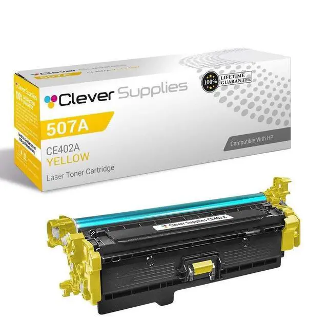 Main image of CS Replacement Toner Cartridge Compatible with HP 507A CE402A Yellow Color PRO 500 M570 M570DN Enterprise 500 MFP M575 Printer M575DN Flow MFP M575C MFP M570