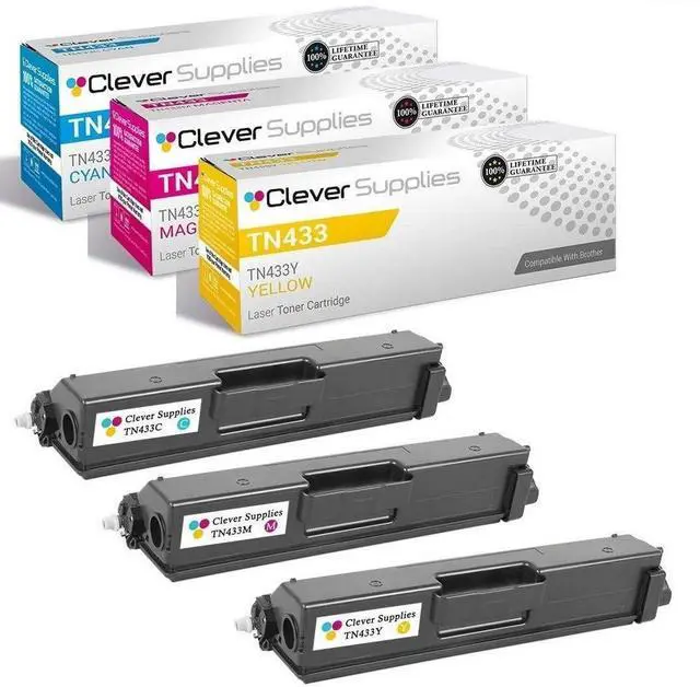 Main image of CS Replacement Toner Cartridge Compatible with Brother TN433 TN431 TN-433 TN-431 TN433C/TN431C TN433M/TN431M TN433Y/TN431Y for HL-L8260CDW HL-L8360CDW HL-L8360CDWT HL-L9310CDW 3 Color Set