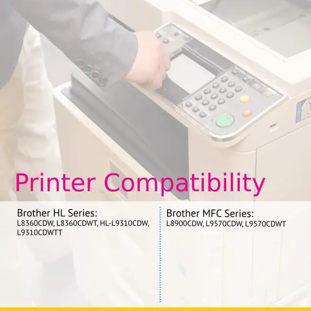 Alt view image 5 of 6 - CS Replacement Toner Cartridge Compatible with Brother TN436 TN-436 TN436C TN436M TN436Y 3 for HL-L8360CDW HL-L8360CDWT HL-L9310CDW HL-L9310CDWTT MFC-L8900CDW MFC-L9570CDW MFC-L9570CDWT