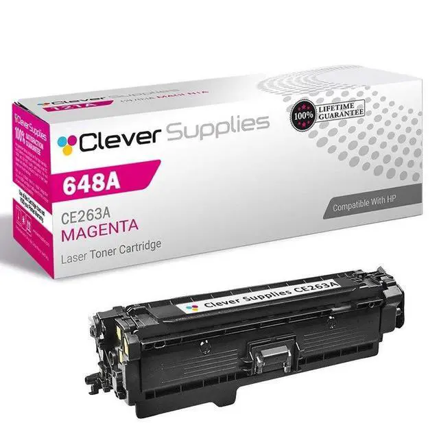 Main image of CS Replacement Toner Cartridge Compatible with HP CP4525n CE263A Magenta 648A Color CP4000 CP4500 CP4525n Enterprise CP4025dn