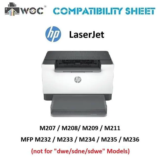 Alt view image 4 of 4 - WOC Compatible Toner Cartridge Replacement (with Chip) for HP | W1340A (134A) (Black) for Use in LaserJet M207 - M212 / MFP M232 - M237 Series (Except e-Models)