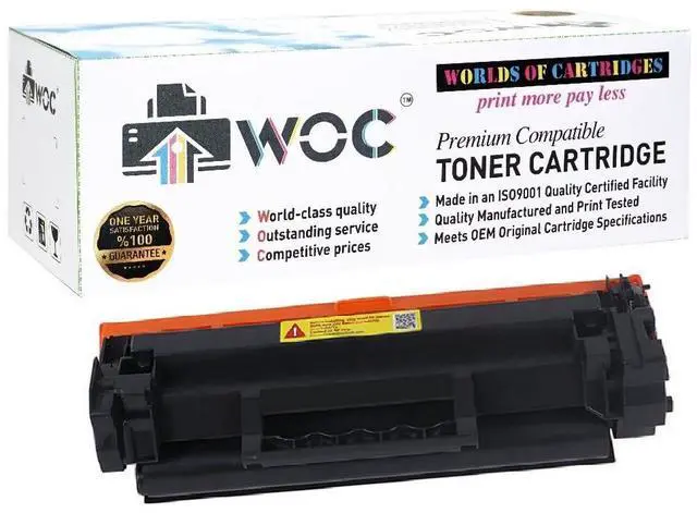 Main image of WOC Compatible Toner Cartridge Replacement (with Chip) for HP | W1340A (134A) (Black) for Use in LaserJet M207 - M212 / MFP M232 - M237 Series (Except e-Models)