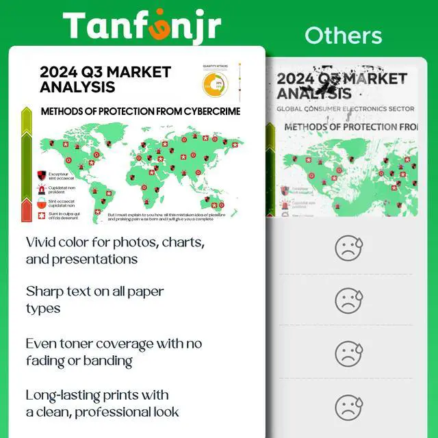 Alt view image 5 of 7 - 64XL Ink Cartridges Combo Pack Replacement for HP Ink 64XL 64 Work with HP Envy Photo 7800 7855 7858 7100 7155 6200 6255 Tango X Series Printer (High Yield,Black/Tri-Color)