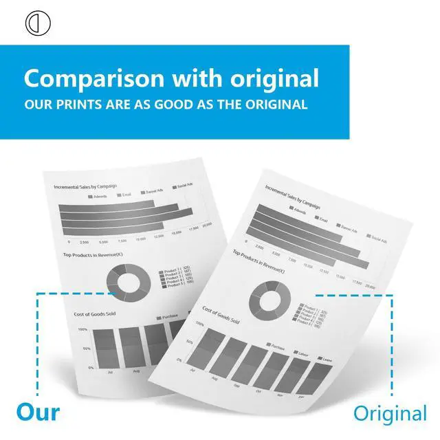 Alt view image 7 of 7 - 206A Black Toner Cartridges High Yield Replacement for HP 206A W2110A Toner for Color Pro MFP M283fdw M282nw M283fdn Pro M255dw M255nw Printer