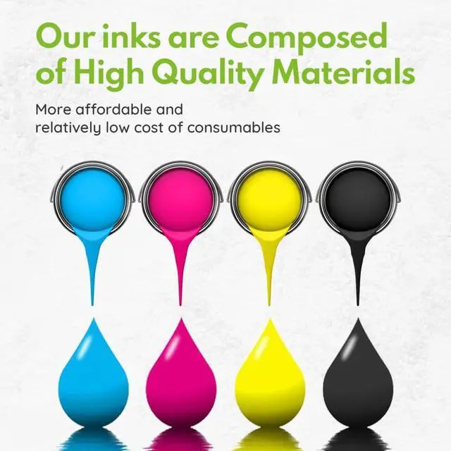 Alt view image 5 of 7 - 96XL / 97XL High Yield Ink Cartridges 2-Pack (1Black / 1Tri-Color) Replacement for HP Officejet 7310 7210 7410 Deskjet 9800 6988 6980 6940 6540 5940 PhotoSmart 8050 8150 8450 8750 Printer