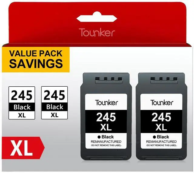 Main image of Compatible Ink Cartridge Replacement for Canon 245XL (Black, 2 Pack)