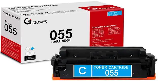 Main image of 1 Pack 055 3015C001 Cyan Toner Cartridge Compatible 055 Replacement for Canon 055 ImageClass MF740 LBP660C LBP664Cdw LBP664Cx MF740C MF741Cdw MF742Cdw MF745Cdw MF743Cdw Printer