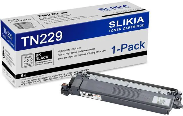 Main image of 1-Pack Black TN229 Toner Cartridge: Compatible TN229 TN-229 Replacement for Brother HL-L3220CDW L3280CDW L3295CDW L3300CDW L8245CDW MFC-L3720CDW MFC-L3765CDW L3780CDW L8395CDW Printer