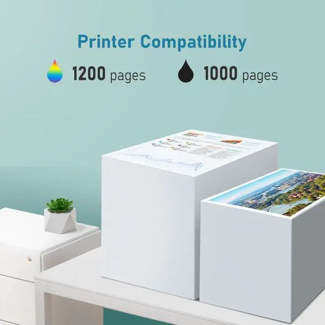 Alt view image 4 of 6 - 910XL Ink Cartridges for HP Printers for HP 910XL Ink Cartridges Combo Pack to Work with HP OfficeJet Pro 8020 8025 8028 8035 Printers (2Black, Cyan, Magenta, Yellow, 5 Pack)