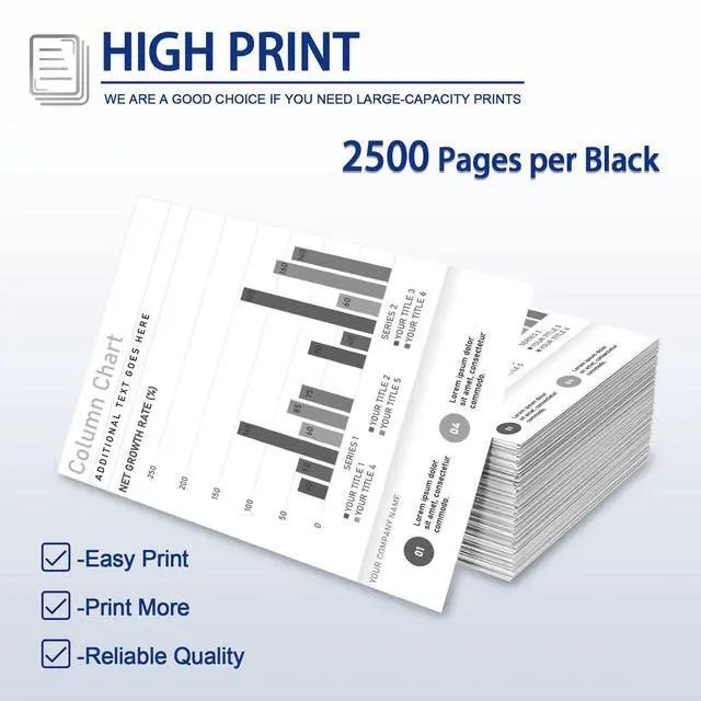 Alt view image 3 of 7 - TN350 TN-350 Toner Cartridge Replacement for TN350 Toner to Use with DCP-7010 DCP-7020 HL-2030 HL-2040 Intellifax 2820 Intellifax 2920 Printer (Black, 2 Pack)