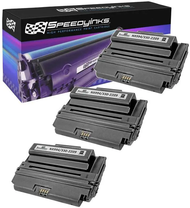 Main image of Compatible Toner Replacement for Dell 2335dn (Black, 3-Pack)