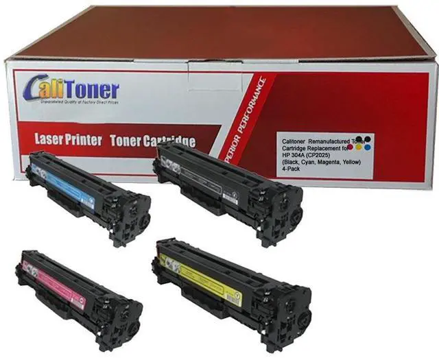 Main image of Remanufactured Toner Cartridge Replacement for CC530A (4-Pack)