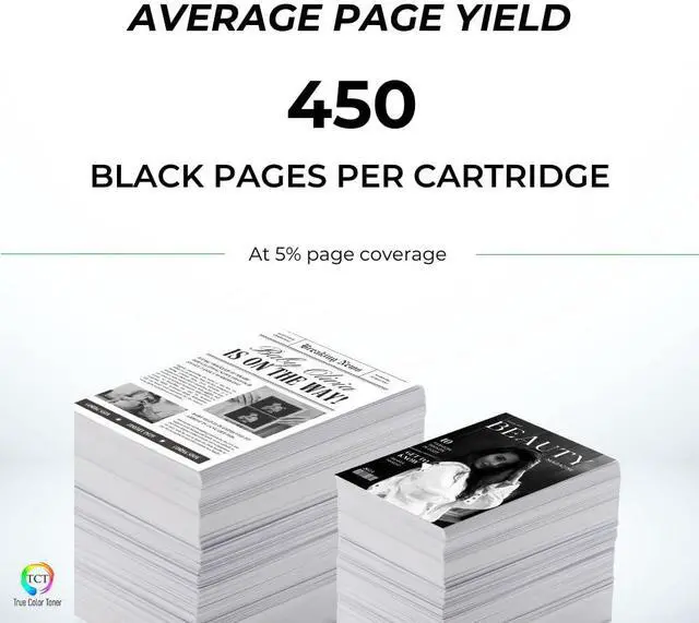 Alt view image 3 of 6 - 275XL Black Ink Cartridge 2 Pack - Compatible Replacement for Canon PG275XL 4981C001 Black High Yield Works with Canon Pixma TR4720 TR4722 TS3520 TS3552 Printers (450 Pages)