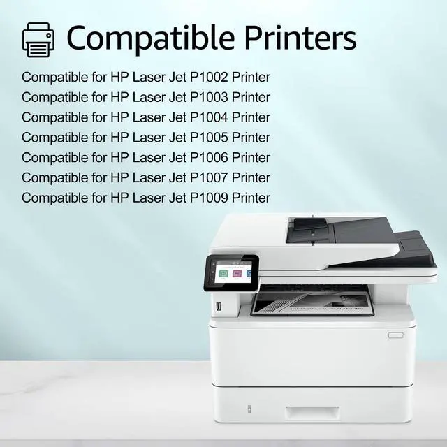 Alt view image 2 of 7 - 35A Compatible Toner Cartridge Replacement for HP 35A CB435A Toner for Laser Jet P1006 P1005 P1007 P1002 P1004 P1008 P1009 Printer (Black, 8-Pack)