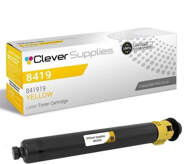 Main image of CS Replacement Toner Cartridge Compatible with Ricoh C2003 841919 Yellow MP C2003 MP C2003 Plus MP C2004 MP C2503 MP C2504 Yellow