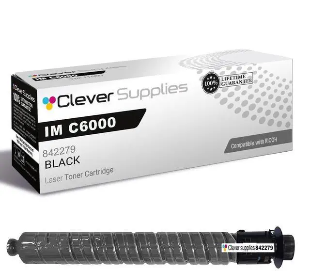 Main image of CS Replacement Compatible with Ricoh IM C6000 Toner Cartridge 842279 to use with IM C4500 (Black, 1-Pack)