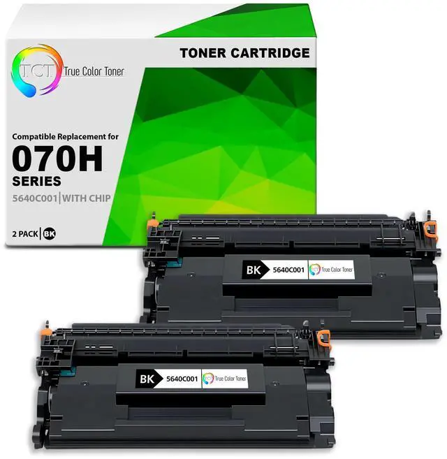 Main image of 070H Toner Cartridge 2 Pack - Compatible Replacement for Canon 070H Black Works with Canon imageClass MF467dw, MF465dw, MF463dw, MF462dw, MF461dw, LBP247dw, LBP246dw, LBP244dw, LBP243dw, LBP241dw
