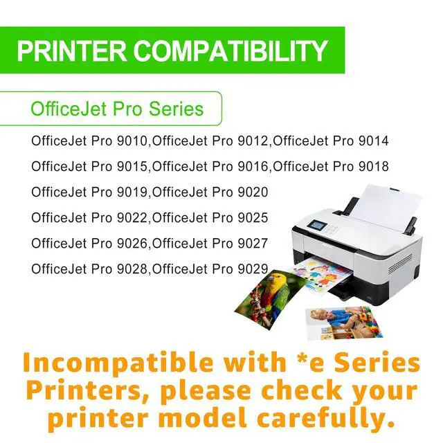Alt view image 3 of 7 - Compatible for HP 962XL Ink Cartridge Combo Pack 5PK, 962 XL Printer Ink | Upgraded Chip, Black & Color Combo Pack, High Yield, Compatible with Non e Series OfficeJet Pro 9010 9015 9018 9025 Printers
