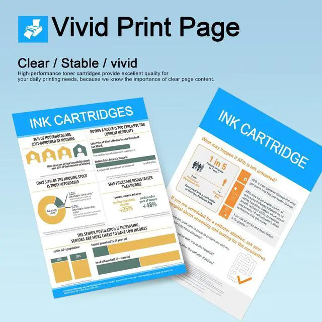 Alt view image 5 of 7 - LC3039 Ultra High-Yield Ink Cartridges (5-Pack, 2 Black/1 Cyan/Yellow/1 Magenta) Replacement for Brother LC3039XXL BK/C/M/Y Ink Cartridge use for MFC-J5845DW MFC-J5945DW MFC-J6545DW Printer