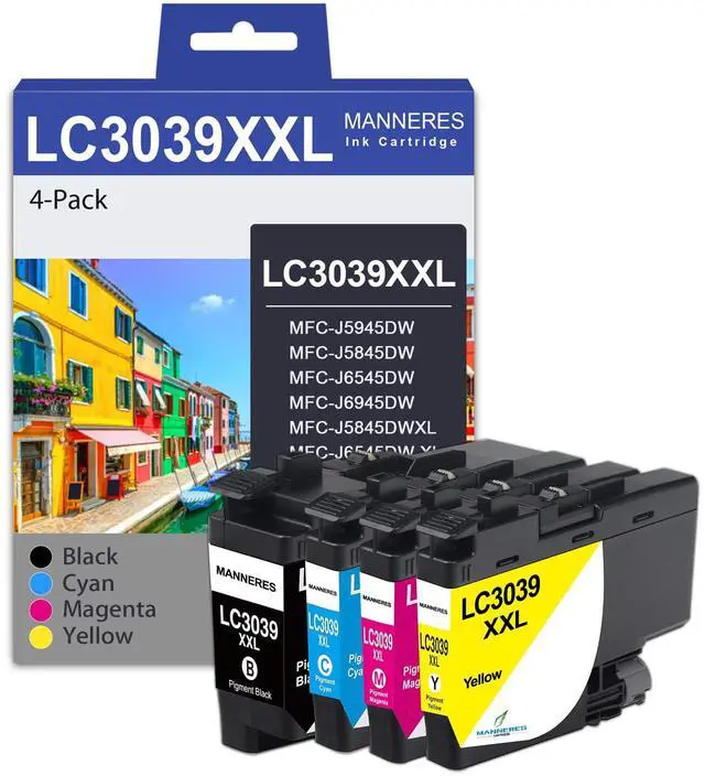 Main image of LC3039 Ultra High-Yield Ink Cartridges (BK/C/M/Y,4 Pack) Replacement for Brother LC3039 LC3039XXL Ink Cartridge Work for MFC-J6945DW MFC-J6545DW MFC-J5845DW MFC-J5945DW Printer