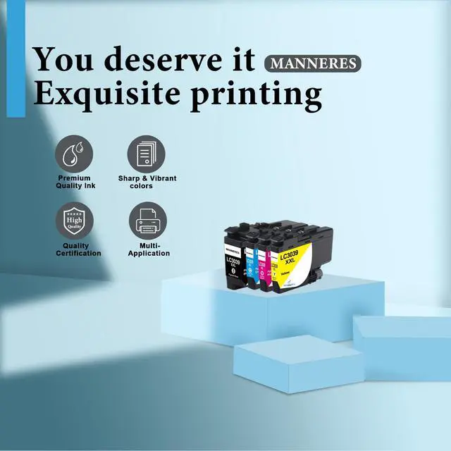 Alt view image 4 of 7 - LC3039 Ultra High-Yield Ink Cartridges (BK/C/M/Y,4 Pack) Replacement for Brother LC3039 LC3039XXL Ink Cartridge Work for MFC-J6945DW MFC-J6545DW MFC-J5845DW MFC-J5945DW Printer
