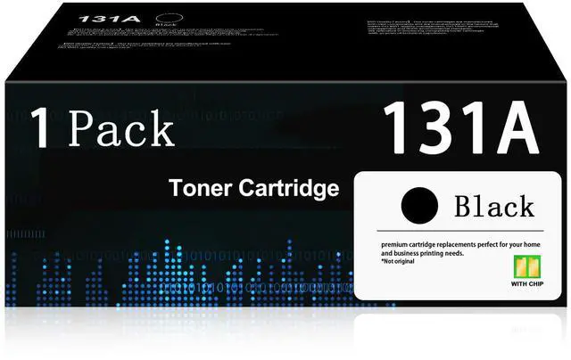 Main image of 131A 1-Pack Black Toner Cartridge Replacement for HP 131A Toner Color LaserJet Pro 200 M251nw MFP M276nw M276n M251n Printer (with Chip)