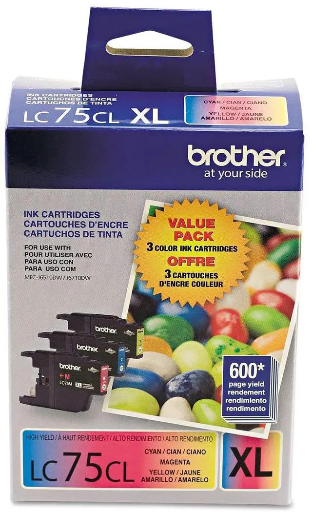 Main image of LC75 Innobella High Yield Ink Cartridge, Cyan/Magenta/Yellow - 1 Pack