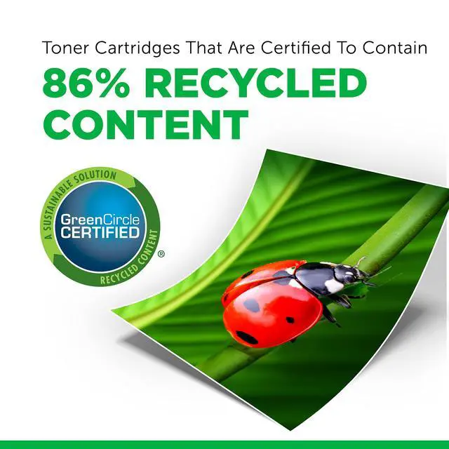 Alt view image 6 of 6 - Remanufactured Toner Cartridge Replacement for HP CF401X (HP 201X) | Cyan | High Yield