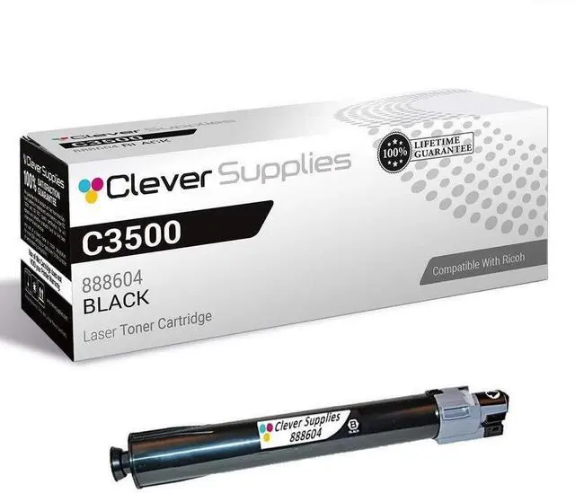 Main image of CS Replacement Toner Cartridge Compatible with Ricoh C3500 888604 Black C3500 C4500 MP C3500 MP C3500 SPF MP C4500 MP C4500 SPF DSc535 DSc545 Black