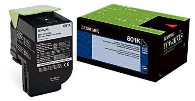 Main image of 80C10K0 Black Return Program Toner