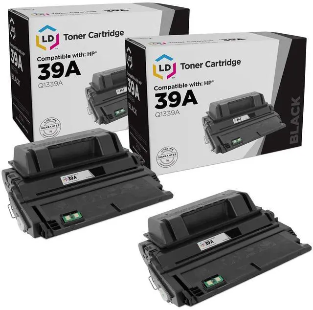Main image of Products Compatible Toner Cartridge Replacement for HP 39A Q1339A (Black, 2-Pack) Compatible with HP LaserJet 4300n 4300dtnsl 4300dtn 4300tn 4300dtns 4300