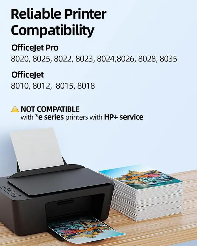 Alt view image 2 of 7 - 910XL Ink Cartridges Combo Pack,High Yield,Replacement for HP 910XL 910 XL,Works with HP OfficeJet Pro 8020 8025 8035 8028 8035 Printer,HP910,HP910XL